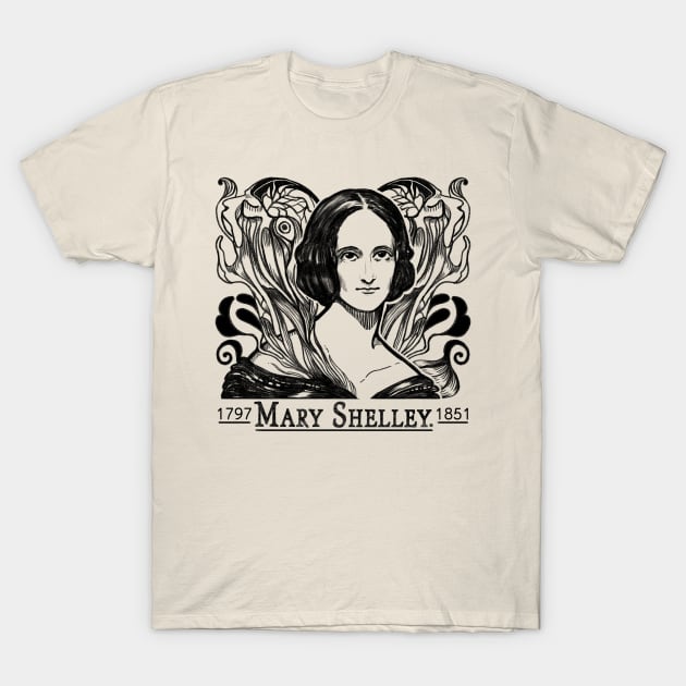 Mary Shelley T-Shirt by INOGArt